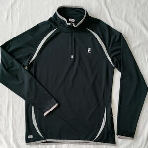 Fila Sport Performance Athletic 3/4 Zip Pullover Size M